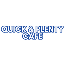 Quick and Plenty Cafe  logo.